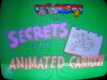 Original title card for "Secrets of the Animated Cartoon".