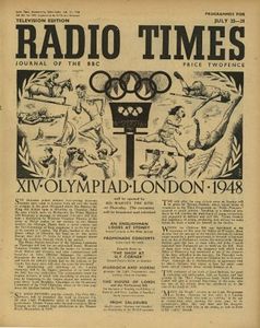 Radio Times promoting the London Games and the BBC coverage.
