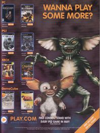 Print advertisement for the game.