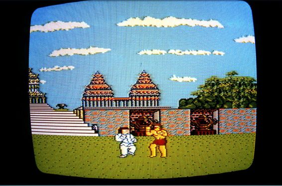 The only screenshot of the NES port.