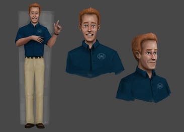Character concept art for Aiden Bodh.