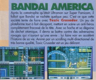 Joypad magazine 10 issue review (screenshots are actually from the Sega Genesis game Ex-Mutants).