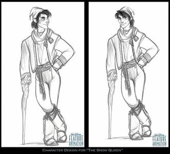 Early concept for Kristoff.