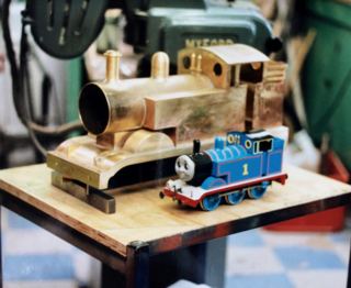 Thomas' 3.5" gauge model under construction