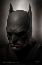 Concept art of Batman's cowl by Keith Christensen