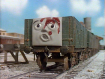 Troublesome Truck reacts to Percy's wreck (2/2).