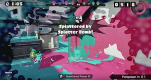 Early name for the Splat Bomb