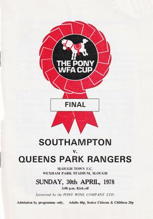 Programme for the Final.