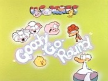 Original title card for "Goody Go-Round."