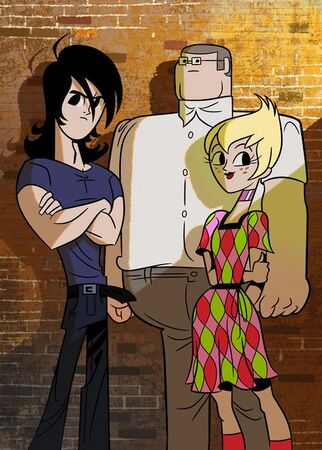 The main characters (left to right) Lance, Octus and Ilana.