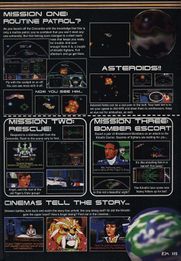 Page 2 of the EGM review of Wing Commander II on SNES.