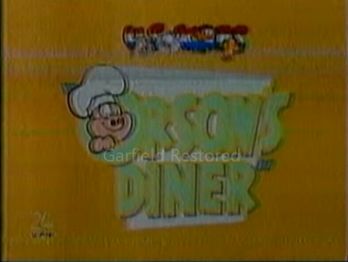 Original title card for "Orson's Diner".
