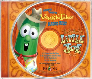 Inside design for the Rootin' Tootin' VeggieTales Radio Disc.