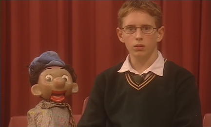 A screenshot from the episode "Dummy."