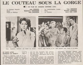 A newspaper article of the film