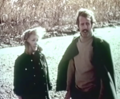Jennifer Welles and David Gale in a still from the trailer.