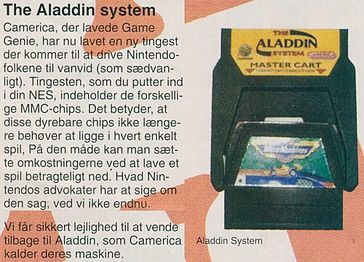 The prototype of the Aladdin Deck Enhancer, shown at CES 1992.