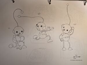 Character Sheets from the Test Animation