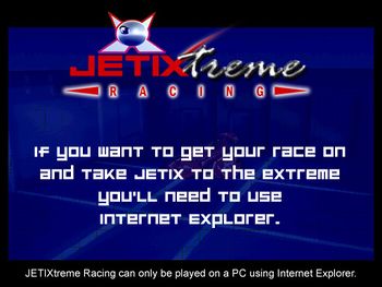 Sorry screen for JetiXtreme.