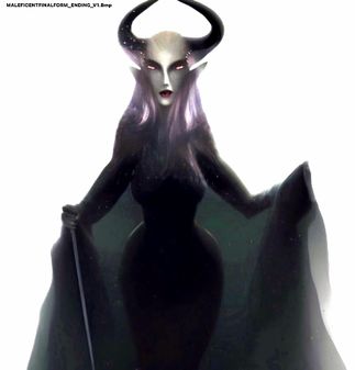 Concept depicting Maleficent’s final form.