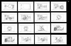 Seventh part of the first storyboard sequence.