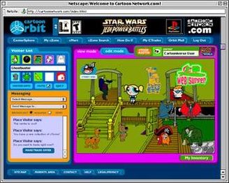 Cartoon Orbit (partially found defunct online game; 2000-2006