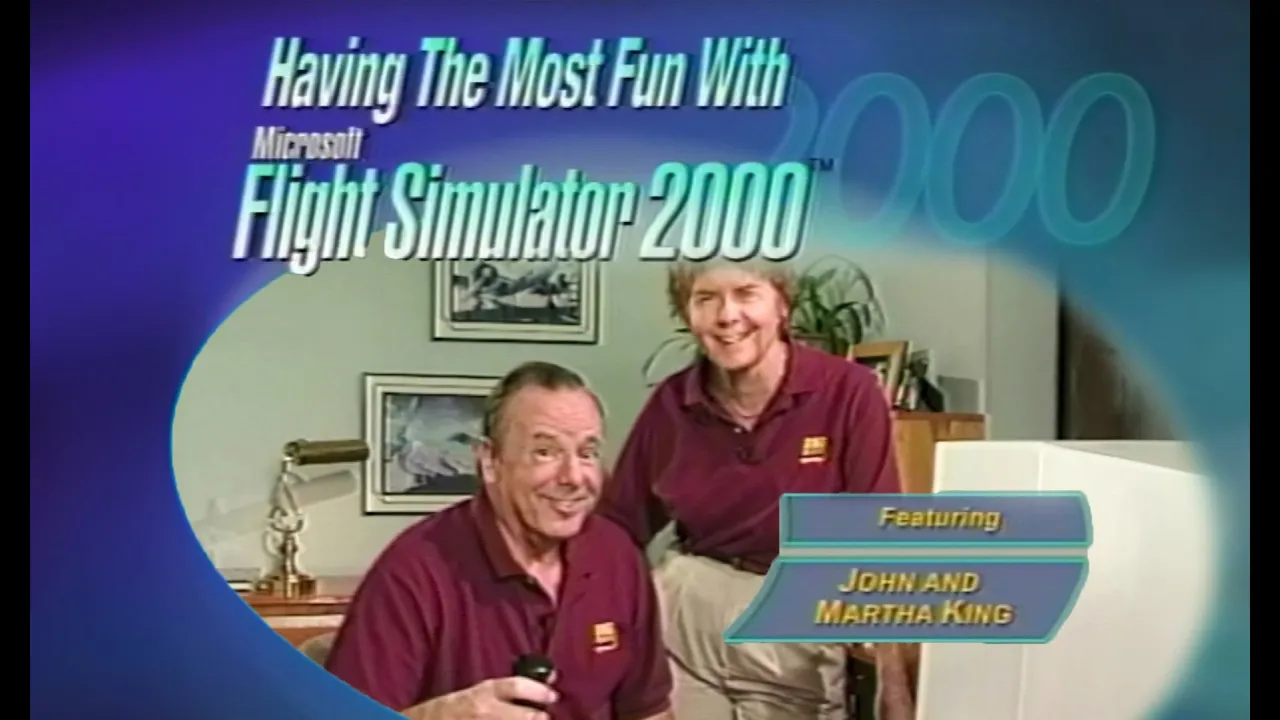 Microsoft Flight Simulator 2000: Cleared For Takeoff with John and Martha King