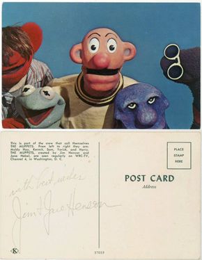 Sam and Friends postcard.
