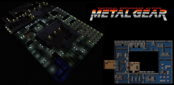 3D render of one of the game's maps.