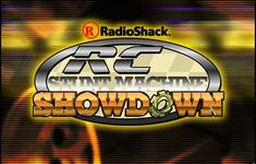 The logo for Radio Shack: RC Stunt Machine Showdown.