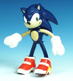 Their figure of Sonic the Hedgehog, wearing his grind shoes from Sonic Adventure 2.