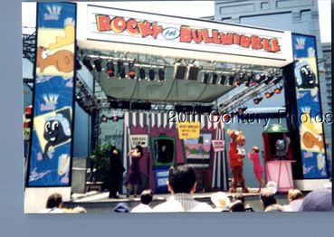 Boris, Natasha, Rocky, Bullwinkle and an unknown character in the 2000 show.