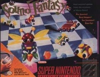Sound Fantasy SNES box art (front). Includes the game and SNES mouse.