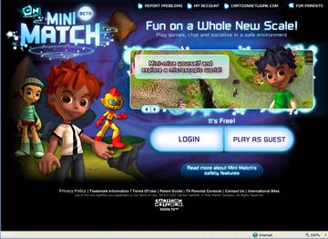 Mini Match (lost Cartoon Network massively multiplayer online game;  2007-2009) - The Lost Media Wiki