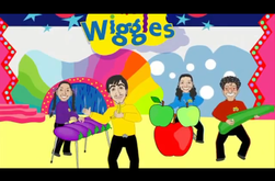 The Latin American Wiggles in animated form in the Sopa De Verduras video