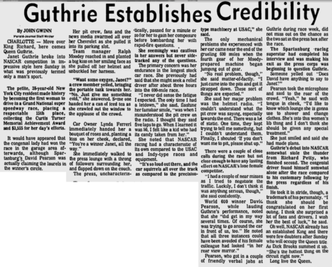Herald-Journal reporting on the race and Gutherie's interview.