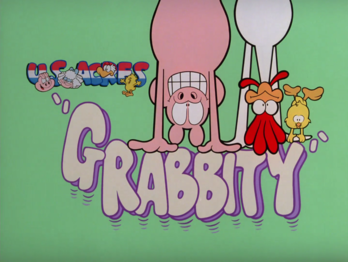 Original Title card for 'Grabbity'
