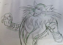 Pencil rendering of monster Bakene.
