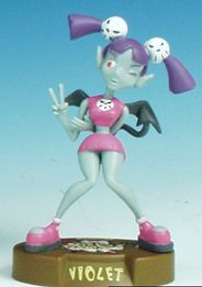 Their standalone figure of Violet from Cel Damage.