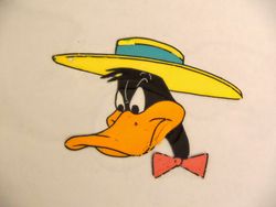 A Daffy Duck animation cell from an unknown episode.