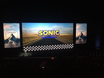 Early logo used in the preview shown at CinemaCon.