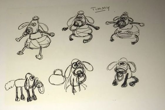 Concept art of Timmy made for the pilot by Sylvia Bull