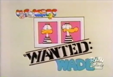 Wanted: Wade's original title card.