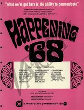 An advertisement for "Happening '68"