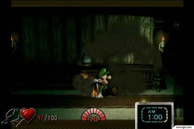 The overheat meter from the E3 version of Luigi's Mansion, completely filled.