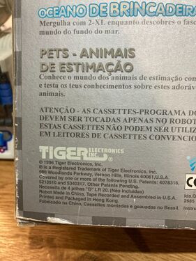 A picture of the 1996 release date on the box for the Tiger Ed. variant released in Portugal (taken from eBay listing).